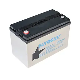 Акумуляторна батарея Eurostar AGM EA12100 Gray Case 12V 100.0Ah 345 x 180 x 270 мм