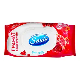 Серветка волога Smile Daily Гранат з клапаном 100 шт. - мініатюра 2
