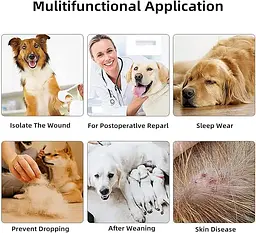 Піжама/попона для собак MIAODODO D15 Pink Stripes, S - мініатюра 8