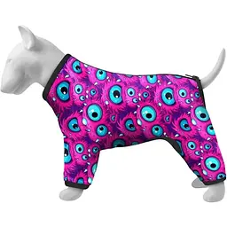 Вітровка для собак WAUDOG Clothes, малюнок "Око монстра", M35, В 59-62 см, С 37-40 см
