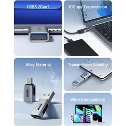 Перехідник Hagibis USB-C Adapter (TUA02) [160398] - мініатюра 2