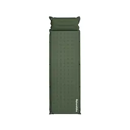 Килимок надувний із подушкою Naturehike CNK2550WS025 60 мм Зелений