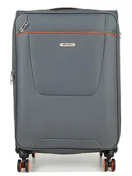 Валіза Середній 67х42х28 тканинний Airtex 825 на 4 колесах Сірий - мініатюра 3