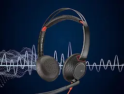 Гарнітура Poly комп'ютерна стерео On-ear Blackwire 5220 USB-A USB-C 3.5 мм односпрямований noise canceling чорний (8X231AA) - мініатюра 4