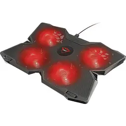 Підставка для ноутбуків Trust GXT 278 Yozu, до 17.3", RED LED, чорний 20817_TRUST - мініатюра 2