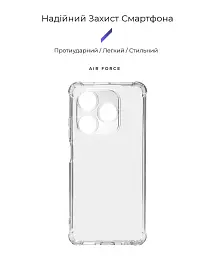 Чехол ArmorStandart Air Force для Infinix Smart 8 Plus Camera cover Clear - миниатюра 2