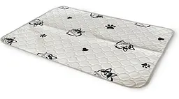 Багаторазова пелюшка для дітей Pelushka Люпосанчик light grey, 40х60 см