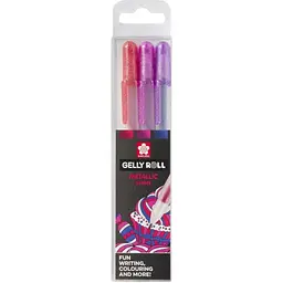 Набір гелевих ручок Sakura Metallic Sweet 3кол - мініатюра 2