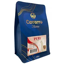 Кава натуральна зернова Cavarro Mono Arabica Peru  GR.1 250 г
