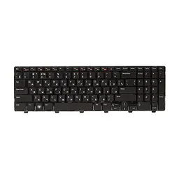 Клавіатура ноутбука PowerPlant DELL Inspiron 15R: N5110, M5110 чорна, чорний фрейм (KB310258)