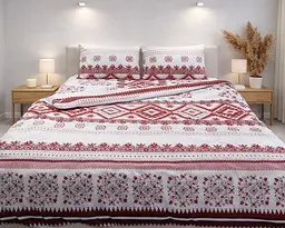 Постільна білизна LARA бязь d11342s сімейна 2х150х220 см