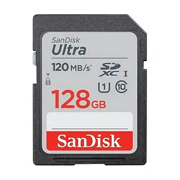 Карта памяти SanDisk 128GB SD class 10 UHS-I Extreme Ultra (SDSDUNB-128G-GN6IN)