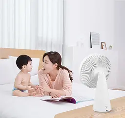 Вентилятор портативний Xiaomi MiJia Desktop Mobile Fan ZMYDFS01DM - мініатюра 10