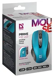 Миша Defender Prime MB-053 Wireless TURQUOISE (52054) (6918401) - мініатюра 5