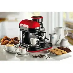 Рожкова кавоварка еспресо Ariete 1318 Espresso Moderna Red (1318/00) - мініатюра 8