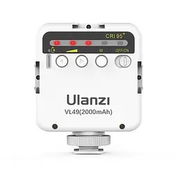 Відеосвітло Ulanzi Vijim Mini LED VL49 Video Light, 6W, White (UV-2215 VL49) - мініатюра 4