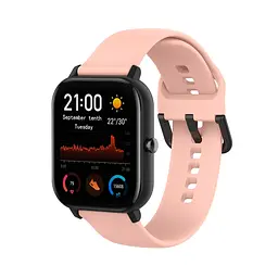 Ремінець силіконовий BeWatch для Xiaomi Amazfit BIP/GTS/GTR S 20 мм Рожевий (1012311S)