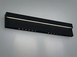 Бра LED Diasha 9646/S BK, чорне 18 Вт для дзеркал і картин - мініатюра 2