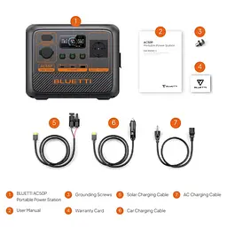 Зарядна станція BLUETTI 700W AC50P / 700 Вт / 504 Вт/ч / LiFePO4 (AC50P) UA - мініатюра 7