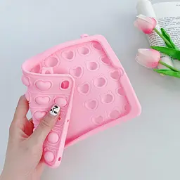 Чохол SoftGel Kids дитячий pop-it Samsung Galaxy Tab A9+ Plus SM X210 X215 X216 Веселковий - мініатюра 5