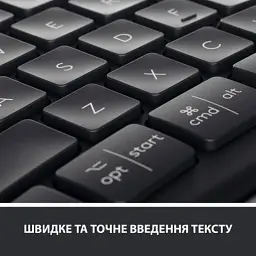 Клавіатура Logitech ERGO K860 Bluetooth/Wireless UA Black (920-010108) - мініатюра 8