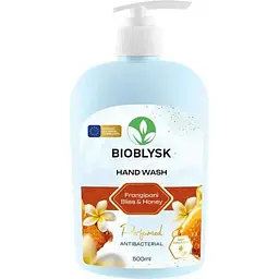 Крем-мило рідке BIOBLYSK 500мл парфумоване антибактеріальне “Frangipani Bliss & Honey”