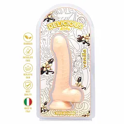 Фалоімітатор з ароматом ванілі Toyz4lovers Delicious Dildo Vanilla, 18.5 см - мініатюра 8