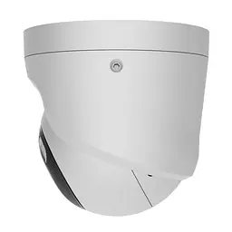 IP-відеокамера 5Mp Ajax TurretCam HL (5 Mp/2.8 mm) White f=2.8mm, ІЧ+LED-підсвічування, з мікрофоном (26-00667) - мініатюра 3