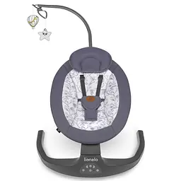 Крісло-гойдалка Lionelo Ralf Grey White (LO-RALF GREY WHITE) - мініатюра 2