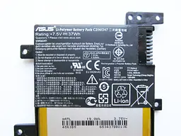 Акумулятор для ноутбука Asus X555 C21N1347, 4775 mAh (37Wh), 4cell, 7.6V, Li-Pol, чорний - мініатюра 5