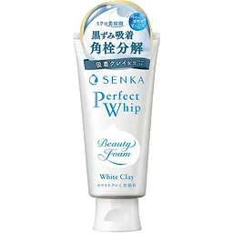 Японська пінка для вмивання Senka Perfect Whip White Clay з білою глиною та деревним вугіллям, 120 г. - мініатюра 2