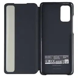 Оригінальний чохол-книжка S-View Clear View Cover EF-ZG980CBEGRU для Samsung Galaxy S20 5G Чорний - мініатюра 2