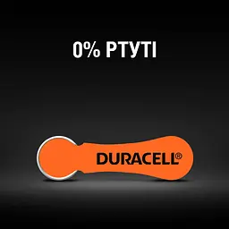 Батарейки для слухових апаратів Duracell Hearing Aid 13 PR48, 6 шт. (81546855) - мініатюра 6
