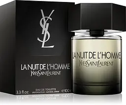 Оригінал Yves Saint Laurent La Nuit De L'Homme 100 мл Туалетна вода - мініатюра 2