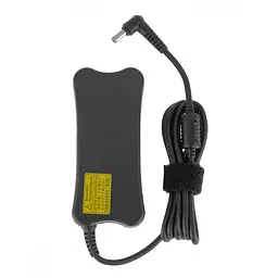 Блок живлення для ноутбука Lenovo 19V, 3.42A, 65W, 5.5x2.5mm, Bone Shape, L-подібний роз'єм, Black (без кабеля !) - мініатюра 4