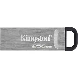 USB флеш накопичувач Kingston 256GB DT Kyson Silver/Black USB 3.2 (DTKN/256GB)