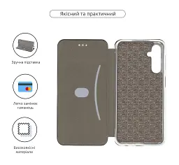 Чохол-книжка ArmorStandart G-Case для Samsung M34 5G (M346) Black - мініатюра 3