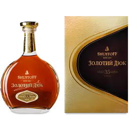 Коньяк України Shustoff Золотий Дюк, 35 років витримки, 40%, 0,7 л (881170) - мініатюра 2