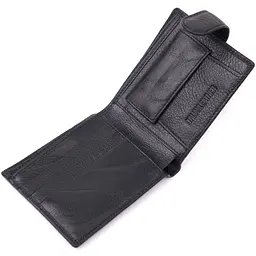 Чоловічий шкіряний гаманець ST Leather 11,5х9,5х2 см acs0028298 - мініатюра 4