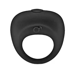 Віброкільце Glamy Vibrating Cockring, 5 см (чорний)