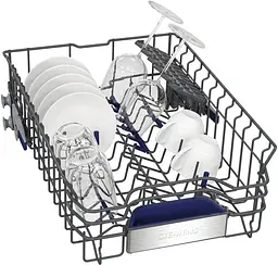 Siemens Посудомийна машина Siemens вбудована, 10компл., A+, 45см, дисплей, 3й кошик, Zeolith, білий - мініатюра 5