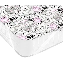 Наматрацник непромокаючий Cosas CatsRose 70х120 см рожевий (WaterSheet_CatsRose_120) - мініатюра 4
