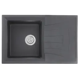 Кухонна мийка Haiba HB8104-G228 Gray 780x500x200 HB0988, Графит