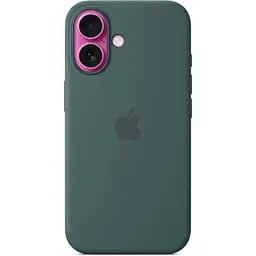 Чохол Apple Silicone Case with MagSafe для iPhone 16 Lake Green (MYY83ZM/A) [116207] - мініатюра 3