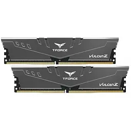 Модуль пам'яті Team DDR4 16Gb (2x8) T-Force Vulcan Z Grey 3200Mhz (TLZGD48G3200HC16CBK) Б/в