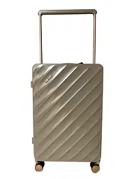 Валіза Milano bag 015 колір шампань розмір середній M - мініатюра 7