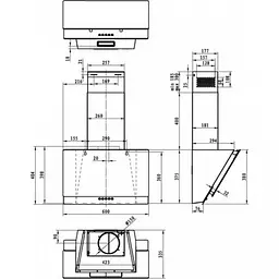 Витяжка похила Gorenje WHI629EB - мініатюра 5