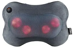 Масажна подушка NAIPO MGP-129M Back and Neck (Ultra-soft Plush Fabric) для спини та шиї з підігрівом і Шиатцу