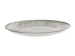 Тарілка Alba ceramics Beige, 26 см, сіра (769-015) - мініатюра 2