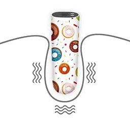 Вібратор для клітора Lovetoy Donut Massager 8.5 см (білий) - мініатюра 14
